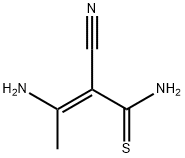 2-Butenethioamide, 3-amino-2-cyano-, (2E)- Structure