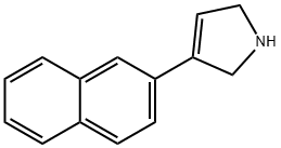 2,5-Dihydro-3-(2-naphthalenyl)-1H-pyrrole 구조식 이미지