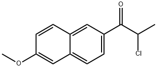 1-Propanone, 2-chloro-1-(6-methoxy-2-naphthalenyl)- 구조식 이미지