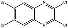 Quinoxaline, 6,7-dibromo-2,3-dichloro- Structure