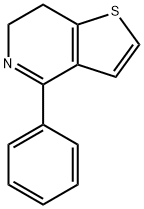 Thieno[3,2-c]pyridine, 6,7-dihydro-4-phenyl- 구조식 이미지