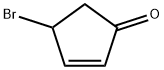 4-bromocyclopent-2-en-1-one 구조식 이미지