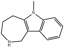 Azepino[4,3-b]indole,1,2,3,4,5,6-hexahydro-6-methyl-(9CI) Structure