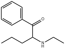 1-Pentanone, 2-(ethylamino)-1-phenyl- 구조식 이미지