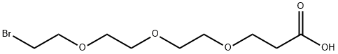 Bromo-PEG3-Acid Structure