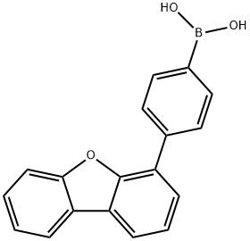 4-(dibenzofuran-4-group) phenylboric acid Structure