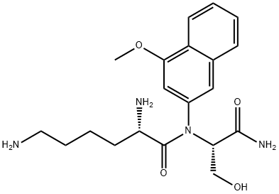 LYS-SER4-METHOXY-B-나프틸아미드*포맷E 구조식 이미지