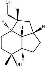 1H-?Cyclopent[cd]?indene-?1-?methanol, decahydro-?5-?hydroxy-?1,?5-?dimethyl-?, (1R,?2aS,?4aR,?5R,?7aR,?7bS)?- Structure