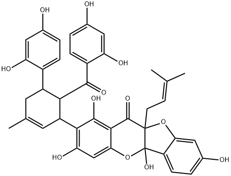 Sanggenone D 구조식 이미지