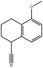 1-Naphthalenecarbonitrile, 1,2,3,4-tetrahydro-5-methoxy- 구조식 이미지