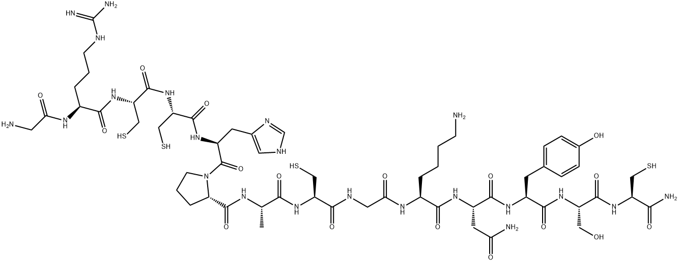 Conotoxin M I (reduced) Structure