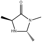 4-Imidazolidinone, 2,3,5-trimethyl-, (2R,5S)- Structure