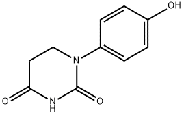 2,4(1H,3H)-Pyrimidinedione, dihydro-1-(4-hydroxyphenyl)- 구조식 이미지