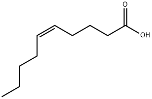 (Z)-5-Decenoic acid Structure