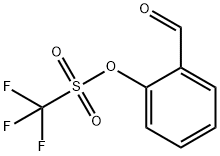 Methanesulfonic acid, 1,1,1-trifluoro-, 2-formylphenyl ester Structure