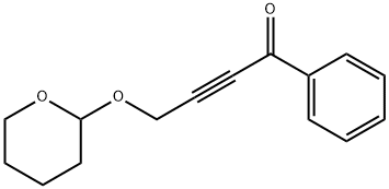 2-Butyn-1-one, 1-phenyl-4-[(tetrahydro-2H-pyran-2-yl)oxy]- Structure