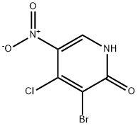 2(1H)-Pyridinone, 3-bromo-4-chloro-5-nitro- Structure