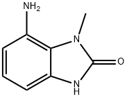 2H-Benzimidazol-2-one, 7-amino-1,3-dihydro-1-methyl- Structure