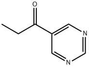 1-Propanone, 1-(5-pyrimidinyl)- Structure