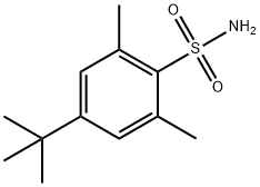 Benzenesulfonamide, 4-(1,1-dimethylethyl)-2,6-dimethyl- Structure