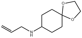 1,4-Dioxaspiro[4.5]decan-8-amine, N-2-propen-1-yl- 구조식 이미지