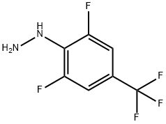 Hydrazine, [2,6-difluoro-4-(trifluoromethyl)phenyl]- Structure