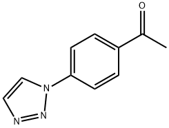 Ethanone, 1-[4-(1H-1,2,3-triazol-1-yl)phenyl]- Structure