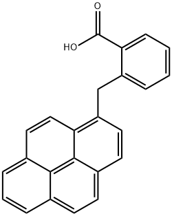 2-(Pyren-1-ylmethyl)benzoic acid Structure