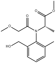 Alanine, N-[2-(hydroxymethyl)-6-methylphenyl]-N-(methoxyacetyl)-, methyl ester (9CI) Structure