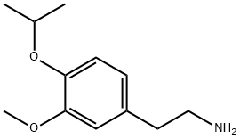 Benzeneethanamine, 3-methoxy-4-(1-methylethoxy)- Structure