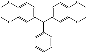 1,2-dimethoxy-4-((3,4-dimethoxyphenyl)(phenyl)methyl)benzene 구조식 이미지