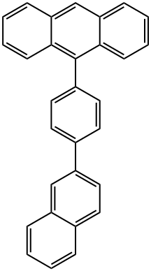 9-(4-(naphthalen-2-yl)phenyl)anthracene 구조식 이미지
