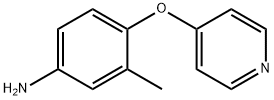 Benzenamine, 3-methyl-4-(4-pyridinyloxy)- 구조식 이미지