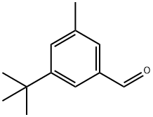 Benzaldehyde, 3-(1,1-dimethylethyl)-5-methyl- Structure