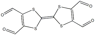 1,3-Dithiole-4,5-dicarboxaldehyde, 2-(4,5-diformyl-1,3-dithiol-2-ylidene)- Structure