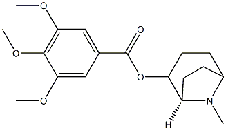 [1β,5β,(+)]-Tropane-2α-yl=3,4,5-trimethoxybenzoate Structure