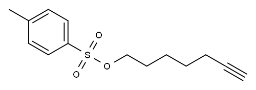 6-Heptyn-1-ol, 1-(4-methylbenzenesulfonate) Structure