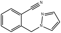 Benzonitrile, 2-(1H-pyrazol-1-ylmethyl)- 구조식 이미지