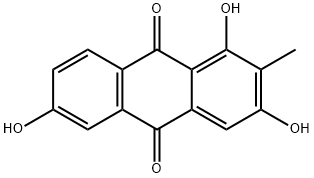 6-Hydroxyrubiadin 구조식 이미지