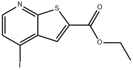 Thieno[2,3-b]pyridine-2-carboxylic acid, 4-iodo-, ethyl ester Structure