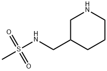 Methanesulfonamide, N-(3-piperidinylmethyl)- Structure