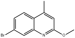 Quinoline, 7-bromo-2-methoxy-4-methyl- Structure