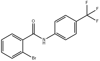Benzamide, 2-bromo-N-[4-(trifluoromethyl)phenyl]- Structure
