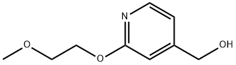4-Pyridinemethanol, 2-(2-methoxyethoxy)- 구조식 이미지