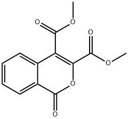 1H-2-Benzopyran-3,4-dicarboxylic acid, 1-oxo-, 3,4-dimethyl ester Structure