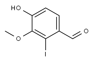 Benzaldehyde, 4-hydroxy-2-iodo-3-methoxy- Structure