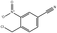 Benzonitrile, 4-(chloromethyl)-3-nitro- 구조식 이미지