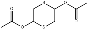 1,4-Dithiane-2,5-diol 2,5-diacetate Structure