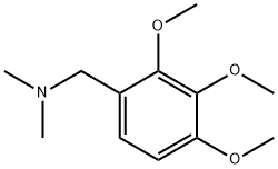 Benzenemethanamine, 2,3,4-trimethoxy-N,N-dimethyl- Structure
