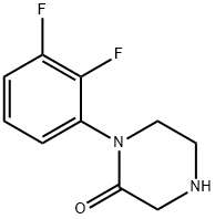 2-Piperazinone, 1-(2,3-difluorophenyl)- 구조식 이미지